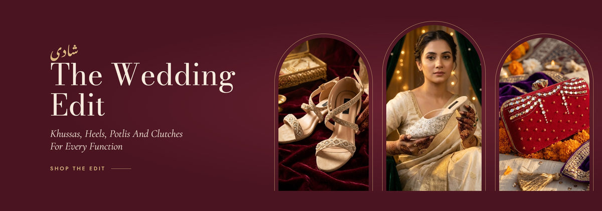 The Wedding Edit: khussas, heels, potlis and clutches